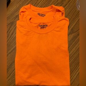 Two Gildan Dryblend Short Sleeve T-shirts - size S - NWOT